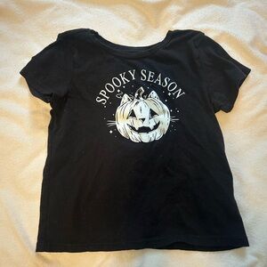 Old Navy Black 'Spooky Season' Kids Tee